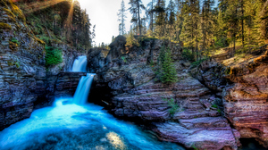 Trey Ratcliff Photography Water Waterfall Trees Nature 3840x2160 Wallpaper