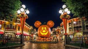 Disneyland Halloween Pumpkin 1960x1080 wallpaper