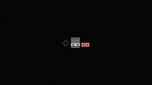 Nintendo Entertainment System Consoles Retro Console Controllers Simple Background Black Background  3840x2160 Wallpaper