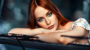 Model Women Alessandro Di Cicco Redhead Freckles 2048x1365 Wallpaper