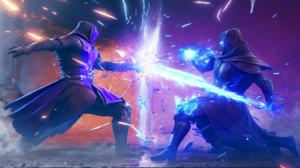 Science Fiction Star Wars Lightsaber Duel Jedi Sith Force Ash Lightning 1280x1280 Wallpaper