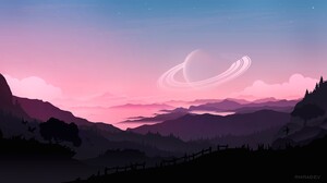 Mountain Sunset 2880x1620 Wallpaper