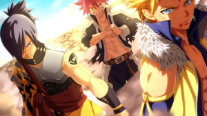 Fairy Tail Natsu Dragneel Rogue Cheney Sabertooth Fairy Tail Sting Eucliffe 2500x2224 Wallpaper