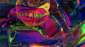 Glass Design Abstract 3D Abstract Computer PC Cases PC Build Motherboards Computer Parts Colorful Te 2560x1440 wallpaper