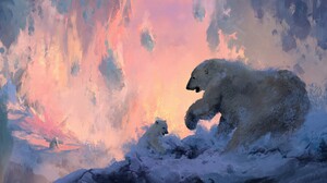 Animal Polar Bear 3549x1914 Wallpaper