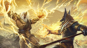Anubis Lightning Warrior Zeus Man 1920x1080 Wallpaper