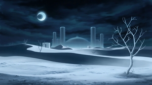 Bleach Pockie Ninja Night Desert Anime Games Anime Landscape Moon 3840x2160 Wallpaper