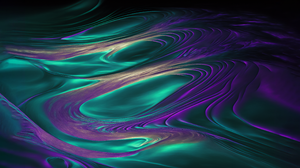 Waves Iridescent Ai Art Abstract 3640x2048 Wallpaper