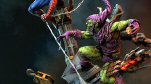 Marthin Agusta Spider Man Green Goblin Artwork 1571x2183 Wallpaper