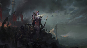 Sylvanas Windrunner Orc Woman Warrior World Of Warcraft 1920x1080 wallpaper