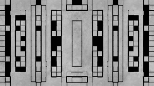 Black Digital Art Geometry Grey Rectangle Shapes Square 1920x1080 Wallpaper
