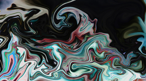 Abstract Fluid Liquid Illustration Graphic Design Artwork Digital Art Shapes Colorful Oil Painting B 3840x2160 Wallpaper
