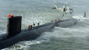 Helicopter Navy Soldier Submarine 2560x1600 Wallpaper