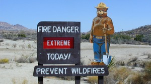 Sign Warning Fire Danger USA Bear 2500x1758 Wallpaper