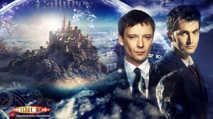 Doctor Who The Doctor TARDiS David Tennant The Master Gallifrey John Simm Tenth Doctor 1440x900 Wallpaper