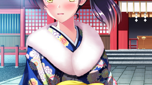 Anime Anime Girls Kantai Collection Kaga KanColle Long Sleeves Brunette Artwork Digital Art Fan Art 1380x1920 Wallpaper