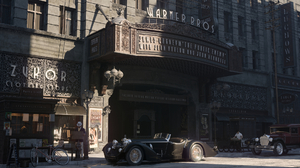 3d Design City Oldtimer Warner Brothers Farzad Firoozi Theater Hollywood 1920x1080 Wallpaper