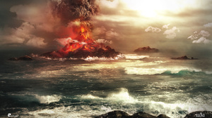 Earth Volcano 2560x1600 Wallpaper