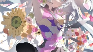 Anime Anime Girls Hatsune Miku Vocaloid Long Hair Twintails Blue Hair Blue Eyes Dress Armpits Lookin 1238x2048 Wallpaper