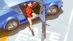 Bysau Digital Art Artwork Illustration Katsuragi Misato Neon Genesis Evangelion Anime Anime Girls Ca 4096x4096 wallpaper