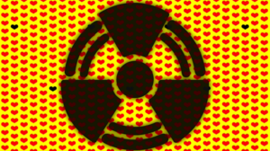 Hide Musician J Rock Heart Nuclear Radioactive Symbols Yellow 3840x2160 Wallpaper