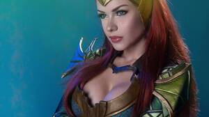 Cosplay DC Comics Mera Redhead Women 3840x5760 Wallpaper