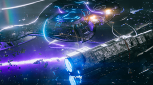 Science Fiction Halo Infinite Halo Space Battle Missile Laser UNSC Covenant 3840x1443 Wallpaper