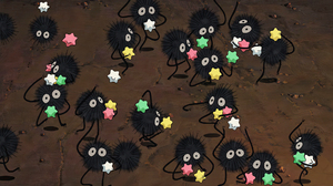 Spirited Away Animated Movies Film Stills Anime Animation Susuwatari Candy Creature 1920x1080 Wallpaper