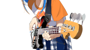 Anime Anime Girls Digital Digital Art 2D Pixiv Vertical Portrait Portrait Display Artwork Guitar Mus 1908x2339 Wallpaper