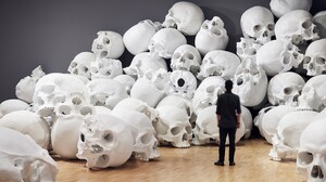 Skull Men Artwork Giant Art Installation Galleries Sculpture Hyperrealism Melbourne Australia 1500x1000 Wallpaper