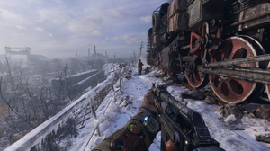 Metro Exodus Enhanced Edition Train Snow Covered Post Apocalypse Apocalyptic First Person Shooter 3840x2160 Wallpaper