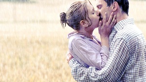 Scarlett Johansson Jonathan Rhys Meyers Kiss Rain 1920x1200 Wallpaper