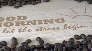 Coffee Sign Coffee Beans Statement Food Good Morning 3840x1311 Wallpaper
