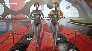 Atomic Heart Screen Shot The Twins Atomic Heart Video Games Video Game Characters CGi Mannequin 2560x1440 Wallpaper