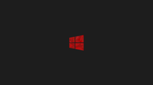 Red Grey Minimalism Simple Windows 10 8001x4500 Wallpaper
