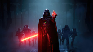 Darth Vader Star Wars Lightsaber Stormtrooper Imperial Stormtrooper E 11 Blaster Rifle Fortnite Anak 3840x2158 Wallpaper