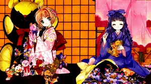 Cardcaptor Sakura Sakura Kinomoto Magical Girls Anime Girls 4K Kimono 3840x2160 Wallpaper