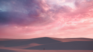 Digital Art Artwork Digital Sky Sand Clouds Landscape Dunes Desert 2560x1440 Wallpaper