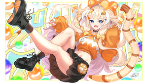 Nez Box Virtual Youtuber Anime Girls Tail Animal Ears 3465x2115 Wallpaper