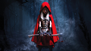 Woolfe Red Riding Hood Axe Video Games Game Art 2560x1440 Wallpaper