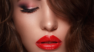 Model Hair Makeup Lipstick Portrait 1920x1200 Wallpaper