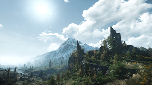 The Witcher 3 Wild Hunt Video Game Landscape CD Projekt RED Skellige CGi Video Games Clouds Trees Na 1920x1080 wallpaper
