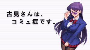 Komi San Wa Comyushou Desu Komi Shouko Komi Purple Hair Long Hair Bangs Blunt Bangs Glasses Women Wi 3840x2160 Wallpaper