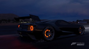 Screen Shot Forza Horizon 3 Ford GT Brake Glow Rain Smoke Night Racing Car Video Games 2560x1440 wallpaper