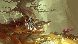 MH C Digital Art Landscape Dead Trees Skeleton Fantasy Art 1850x830 Wallpaper