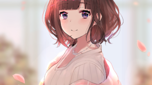 Anime Anime Girls Nijisanji Suzuka Utako Short Hair Black Hair Solo Artwork Digital Art Fan Art Hat 2378x2518 Wallpaper