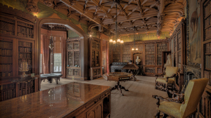 Michael Beckwith Library Mansion Brown 5000x2813 Wallpaper