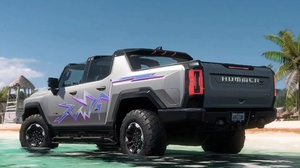 Forza Horizon 5 Xbox Game Studios PlaygroundGames Hummer Pickup Trucks Electric Car American Cars GM 1440x2560 Wallpaper
