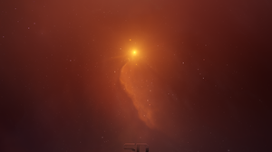 Cosmos Light Nebula Space Orange Color 3840x2400 Wallpaper