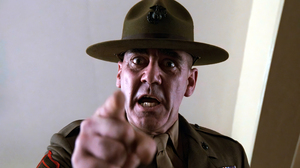 Full Metal Jacket R Lee Ermey Sergeant Hartman Hat Movies Film Stills Face Military Uniform Vietnam  1920x1080 wallpaper
